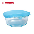 High Borosilicate Glass Food Container with Silicone Lid